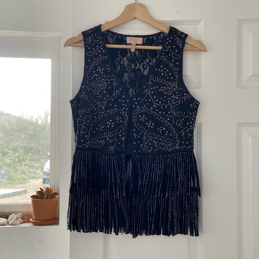 Verb by Pallavi Singhee beaded v-neck tank